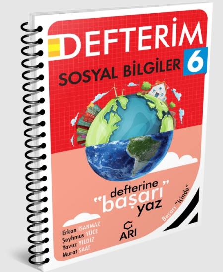 6. Sınıf Sosyalimo Sosyal Bilgiler Defterim Arı Yayıncılık