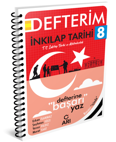 8. Sınıf Sosyalimo İnkılap Tarihi Defterim Arı Yayıncılık