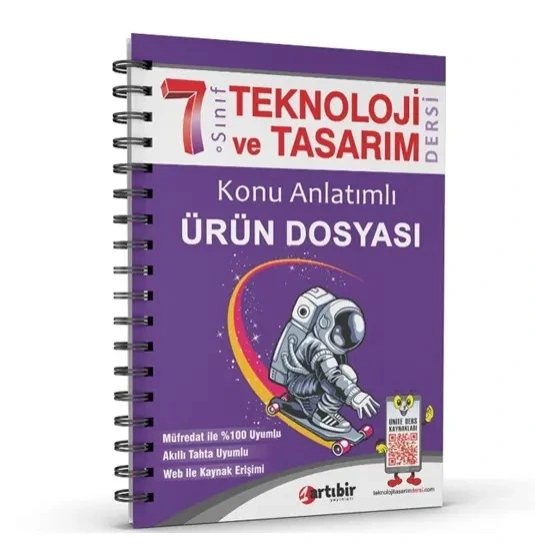 7. Sınıf Teknoloji ve Tasarım Defteri Artıbir Yayınları