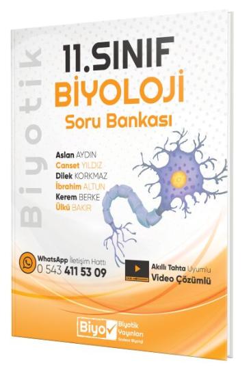 11. Sınıf Biyoloji Soru Bankası Biyotik Yayınları